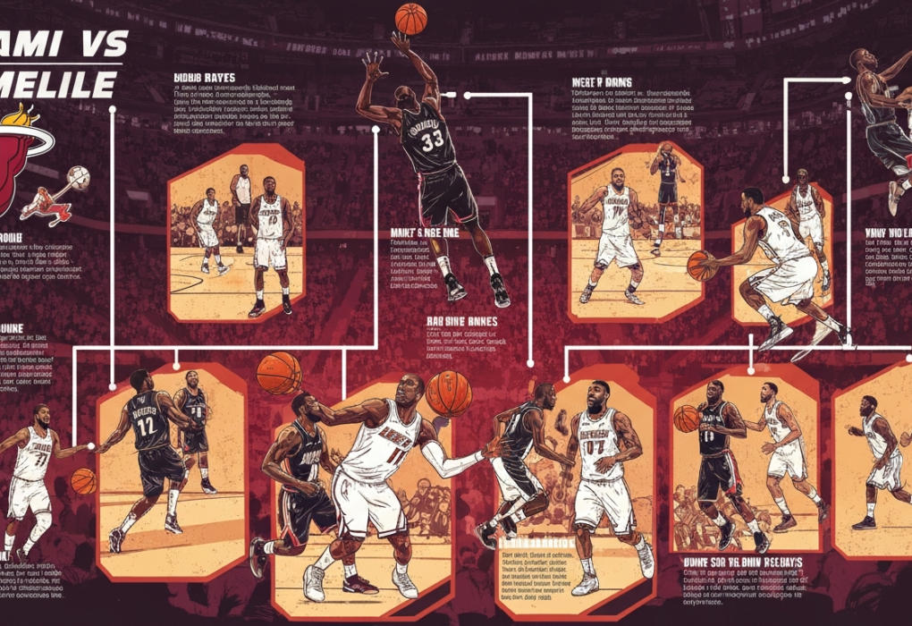 Miami Heat vs Brooklyn Nets Timeline
