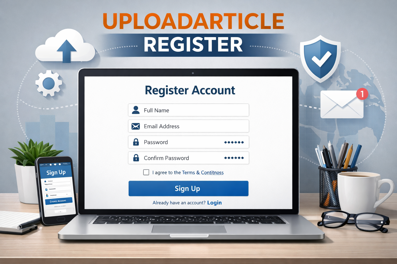uploadarticle register