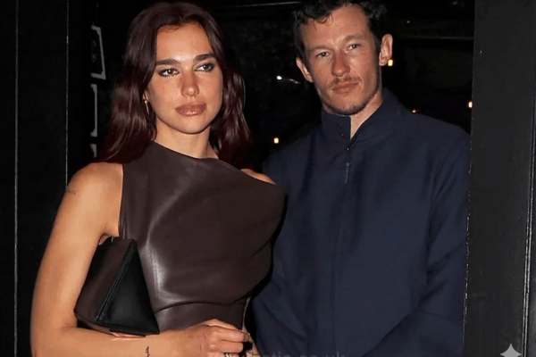 Dua Lipa and Callum Turner