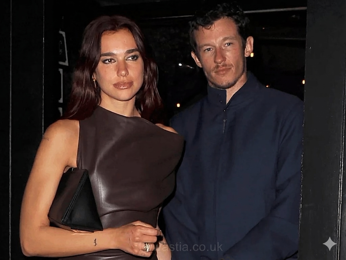 Dua Lipa and Callum Turner