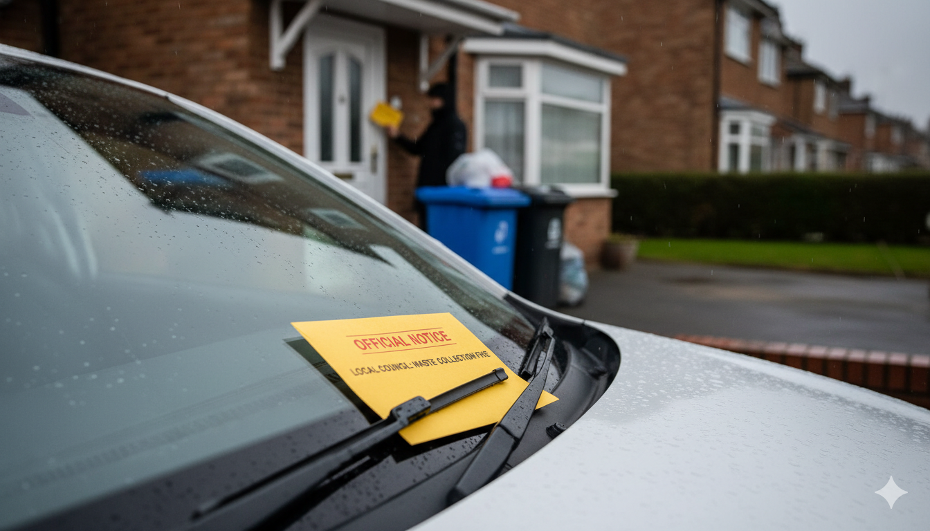 Holiday Wheelie Bin Fines UK
