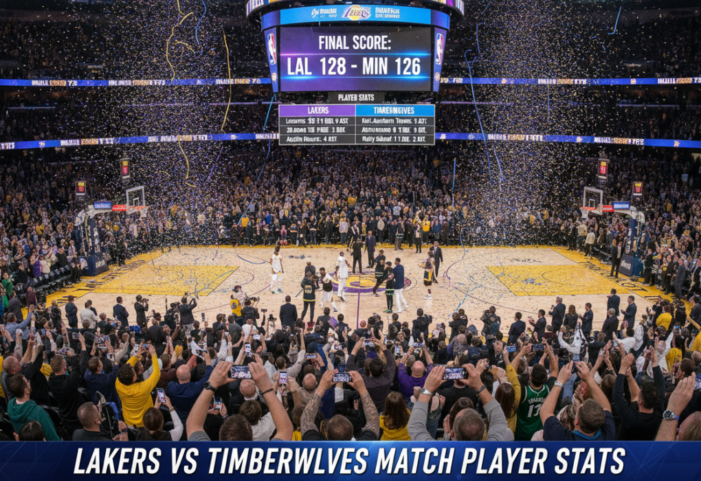 lakers vs timberwolves match player stats