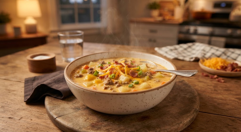 Cheeseburger Soup